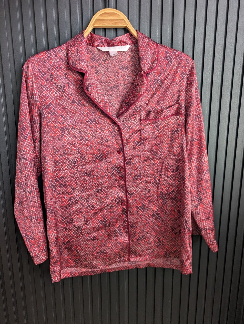 Victoria's Secret satin snakeskin print sleepshirt | Size XS